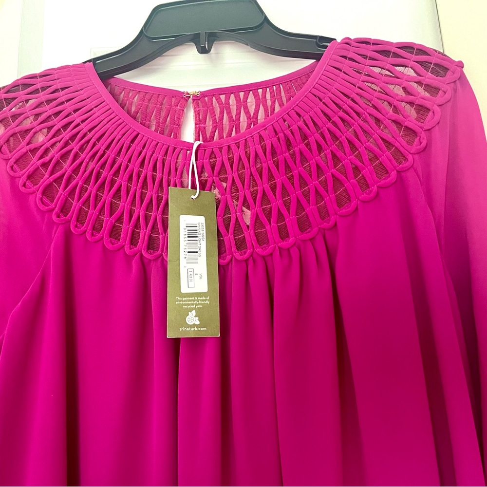 NWT Magenta Long Sleeve Dress